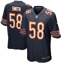 Load image into Gallery viewer, Roquan Smith Chicago Bears Nike Game Jersey - Navy