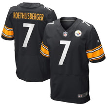 Load image into Gallery viewer, Ben Roethlisberger Pittsburgh Steelers Nike Elite Jersey - Black