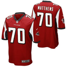 Load image into Gallery viewer, Jake Matthews Atlanta Falcons Nike Game Jersey - Red