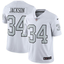 Load image into Gallery viewer, Bo Jackson Oakland Raiders Nike Color Rush Vapor Untouchable Retired Player Limited Jersey - White