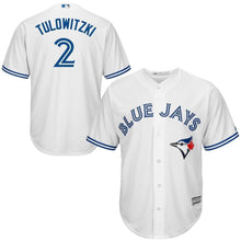 Load image into Gallery viewer, Troy Tulowitzki Toronto Blue Jays Majestic Official Cool Base Player Jersey - White