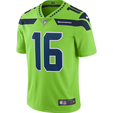 Load image into Gallery viewer, Tyler Lockett Seattle Seahawks Nike Vapor Untouchable Color Rush Limited Player Jersey - Neon Green
