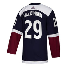 Load image into Gallery viewer, Nathan MacKinnon Colorado Avalanche adidas Alternate Player Jersey - Navy
