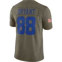 Load image into Gallery viewer, Dez Bryant Dallas Cowboys Nike Salute To Service Limited Jersey - Olive