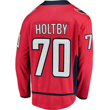 Load image into Gallery viewer, Braden Holtby Washington Capitals Fanatics Branded 2018 Stanley Cup Champions Home Breakaway Player Jersey - Red
