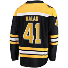 Load image into Gallery viewer, Jaroslav Halak Boston Bruins Fanatics Branded Home Breakaway Player Jersey - Black