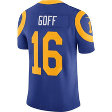 Load image into Gallery viewer, Jared Goff Los Angeles Rams Nike Vapor Limited Jersey - Royal