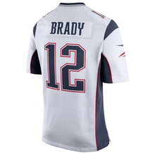 Load image into Gallery viewer, Tom Brady New England Patriots Nike Super Bowl LIII Bound Game Jersey - White