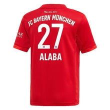 Load image into Gallery viewer, David Alaba Bayern Munich Home Soccer Jersey 2019-20 Jersey – Red