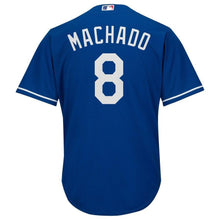 Load image into Gallery viewer, Manny Machado Los Angeles Dodgers Majestic Official Cool Base Player Jersey - Royal