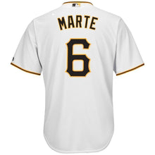 Load image into Gallery viewer, Starling Marte Pittsburgh Pirates Majestic Alternate  Jersey - Black/White