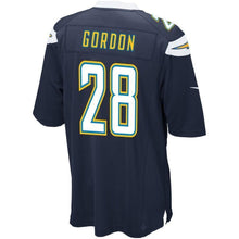 Load image into Gallery viewer, Melvin Gordon III Los Angeles Chargers Nike Game Jersey - Navy
