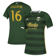 Load image into Gallery viewer, Zarek Valentin Portland Timbers 2019 Primary Player Jersey – Green