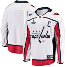 Load image into Gallery viewer, Washington Capitals 2018 Stanley Cup Champions Away Breakaway Jersey - White