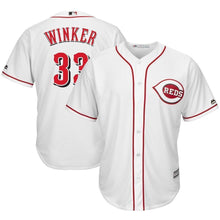Load image into Gallery viewer, Jesse Winker Cincinnati Reds Majestic Home Cool Base Player Jersey - White