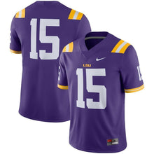 Load image into Gallery viewer, LSU Tigers Nike Team Game Football Jersey - Purple