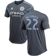 Load image into Gallery viewer, Ronald Matarrita New York City FC 2018 SecondaryPlayer Jersey – Gray