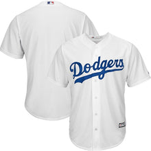 Load image into Gallery viewer, Los Angeles Dodgers Majestic Official Cool Base Jersey - White/Royal
