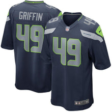 Load image into Gallery viewer, Shaquem Griffin Seattle Seahawks Nike Game Jersey - Navy