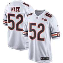 Load image into Gallery viewer, Khalil Mack Chicago Bears Nike 100th Season Game Jersey - White