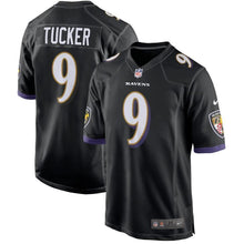 Load image into Gallery viewer, Justin Tucker Baltimore Ravens Nike Game Jersey - Black
