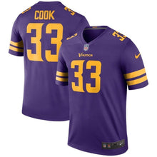 Load image into Gallery viewer, Dalvin Cook Minnesota Vikings Nike Color Rush Legend Jersey - Purple