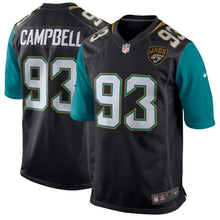 Load image into Gallery viewer, Calais Campbell Jacksonville Jaguars Nike Game Jersey - Black