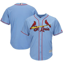 Load image into Gallery viewer, St. Louis Cardinals Majestic Alternate Cool Base Team Jersey - Horizon Blue