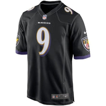 Load image into Gallery viewer, Justin Tucker Baltimore Ravens Nike Game Jersey - Black