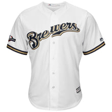 Load image into Gallery viewer, Milwaukee Brewers Majestic 2019 Postseason Official Cool Base Team Jersey - White