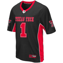 Load image into Gallery viewer, Texas Tech Red Raiders Colosseum Max Power Football Jersey - Black