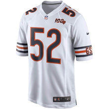 Load image into Gallery viewer, Khalil Mack Chicago Bears Nike 100th Season Game Jersey - White