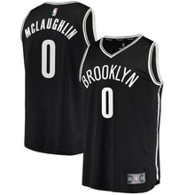 Load image into Gallery viewer, Jordan McLaughlin Brooklyn Nets Fanatics Branded Fast Break Jersey - Icon Edition - Black