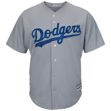 Load image into Gallery viewer, Manny Machado Los Angeles Dodgers Majestic Official Cool Base Player Jersey - Gray