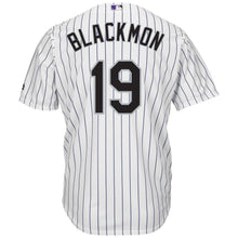 Load image into Gallery viewer, Charlie Blackmon Colorado Rockies Majestic Cool Base Player Jersey - White/Purple
