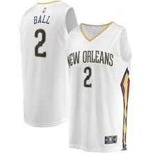 Load image into Gallery viewer, Lonzo Ball New Orleans Pelicans Fanatics Branded Fast Break Jersey White - Association Edition