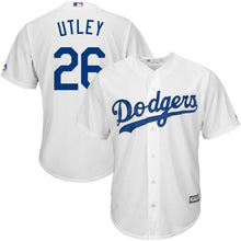 Load image into Gallery viewer, Chase Utley Los Angeles Dodgers Majestic Cool Base Player Jersey - White