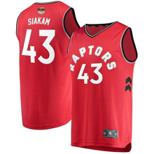 Load image into Gallery viewer, Pascal Siakam Toronto Raptors 2019 NBA Finals Bound Fast Break Player Jersey Red - Icon Edition