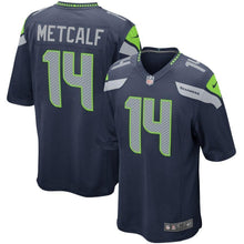 Load image into Gallery viewer, DK Metcalf Seattle Seahawks Nike Game Jersey - Navy