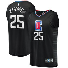 Load image into Gallery viewer, Mfiondu Kabengele LA Clippers Fanatics Branded Fast Break Replica Jersey Black - Statement Edition