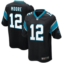 Load image into Gallery viewer, DJ Moore Carolina Panthers Nike Game Jersey - Black