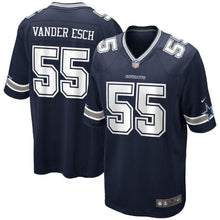 Load image into Gallery viewer, Leighton Vander Esch Dallas Cowboys Nike Game Jersey - Navy
