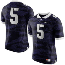 Load image into Gallery viewer, TCU Horned Frogs Nike #5 Limited Football Jersey - Purple