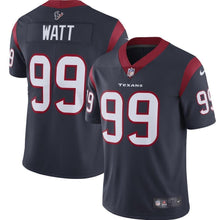 Load image into Gallery viewer, J.J. Watt Houston Texans Nike Vapor Limited Jersey - Navy