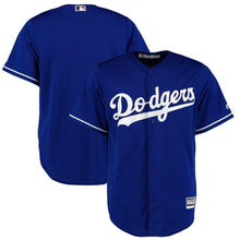 Load image into Gallery viewer, Los Angeles Dodgers Majestic Official Cool Base Jersey - White/Royal