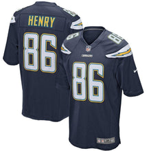 Load image into Gallery viewer, Hunter Henry Los Angeles Chargers Nike Game Jersey - Navy