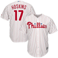 Load image into Gallery viewer, Rhys Hoskins Philadelphia Phillies Majestic Home Official Cool Base Player Jersey - White