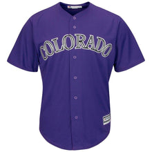Load image into Gallery viewer, Charlie Blackmon Colorado Rockies Majestic Cool Base Player Jersey - White/Purple