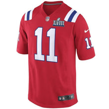 Load image into Gallery viewer, Julian Edelman New England Patriots Nike Super Bowl LIII Bound Alternate Game Jersey - Red