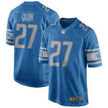 Load image into Gallery viewer, Glover Quin Detroit Lions Nike Game Jersey - Blue